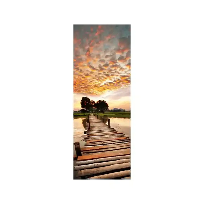 Fotomural Pasarela Lago FPR031, 100cm. x 270cm., Vinilo Autoadhesivo Mate, Todo Color, Original, 31.48x0x31.48×0 cm.