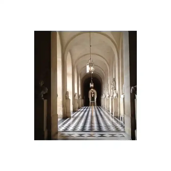 Fotomural Pasillo Mrmol Versalles FPR038, 240cm. x 250cm., Vinilo Autoadhesivo Mate, Todo Color, Original, 0x25x0x25 cm.