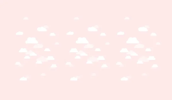 fotomural pequeñas nubes rosa claro de ESTAhome – 159133