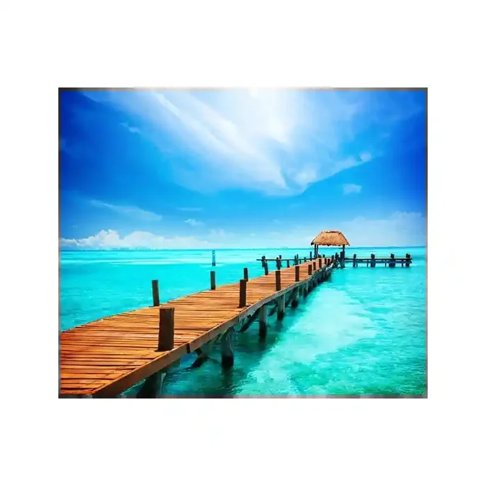 Fotomural Playa FPL003, 300cm. x 250cm., Vinilo Autoadhesivo Mate, Todo Color, Original, 0x7.75x0x7.75 cm.