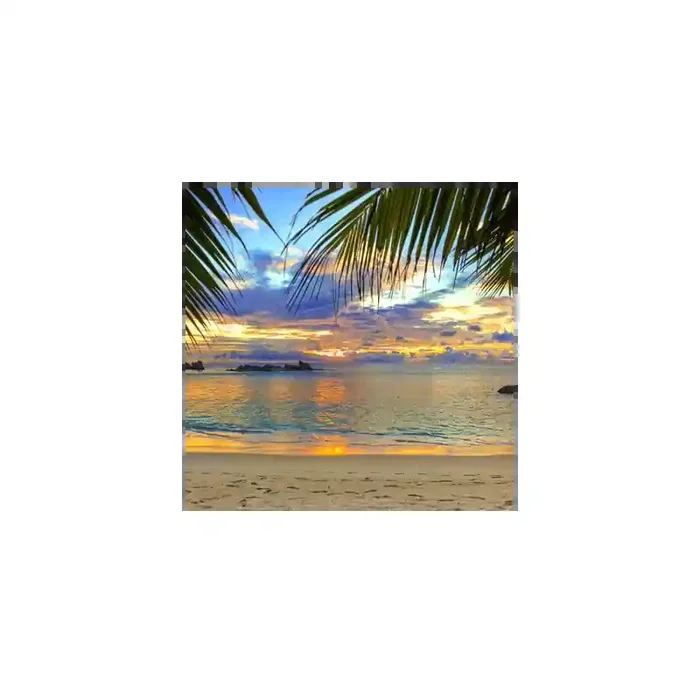 Fotomural Playa FPL005, 163cm. x 160cm., Vinilo Autoadhesivo Mate, Todo Color, Original, 30.44x0x30.44×0 cm.
