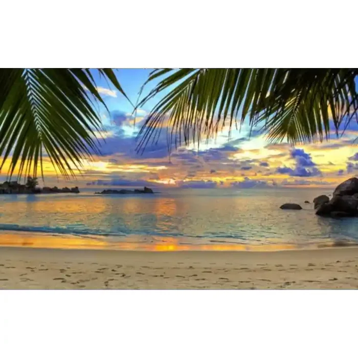 Fotomural Playa FPL005, 400cm. x 248cm., Vinilo Autoadhesivo Mate, Todo Color, Original, 0x0x0x0 cm.