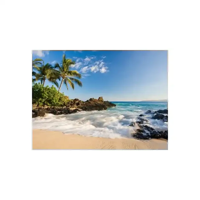 Fotomural Playa FPL014, 123cm. x 90cm., Vinilo Autoadhesivo Mate, Todo Color, Original, 6.45x0x6.45×0 cm.