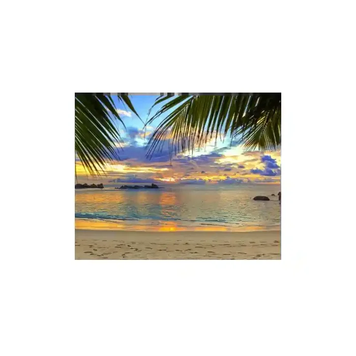 Fotomural Praia FPL005, 200cm. x 160cm., Vinilo Autoadhesivo Mate, Todo Color, Original, 23.13x0x23.13×0 cm.