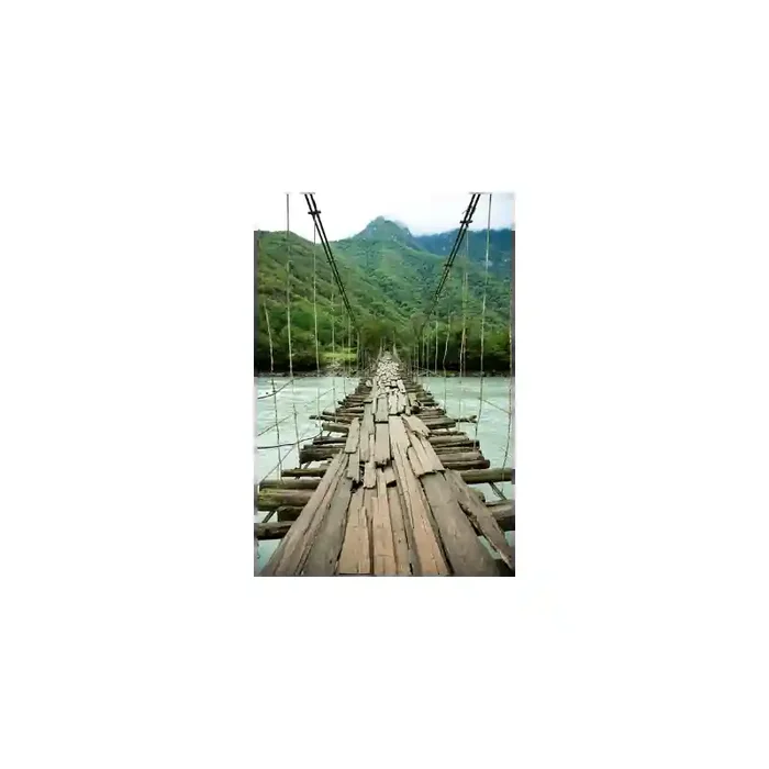 Fotomural Puente Colgante FPR019, 200cm. x 290cm., Vinilo Autoadhesivo Mate, Todo Color, Original, 0x0x0x0 cm.
