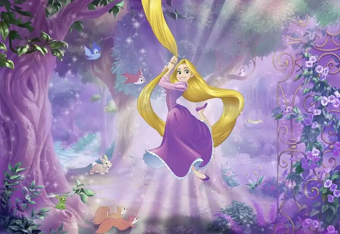 fotomural rapunzel morado de Disney – 612216