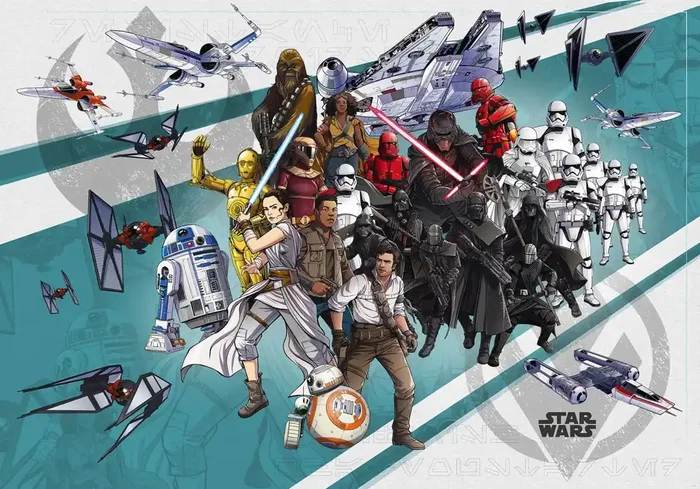 fotomural Star Wars Cartoon multi color de Disney – 610080