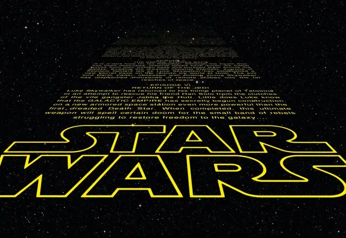 fotomural Star Wars negro y amarillo de Disney – 612226