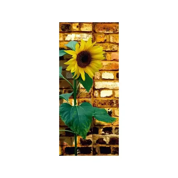 Fotomural SUNFLOWER ON BRICKS FT-0042