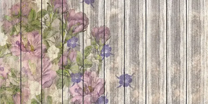 fotomural tablas de madera multi color de Sanders & Sanders – 611950