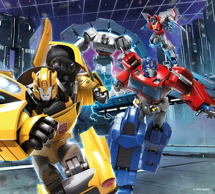 fotomural Transformers amarillo, rojo y azul de Sanders & Sanders – 601190