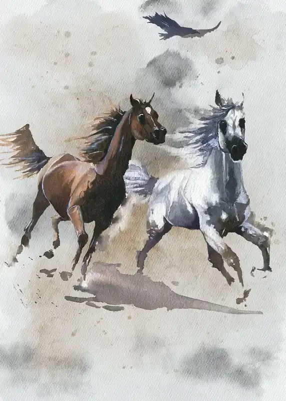 fotomural Wild Ride gris y marrón de Komar – 610839