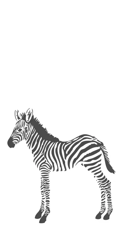 fotomural zebra blanco y negro de Origin Wallcoverings – 357217