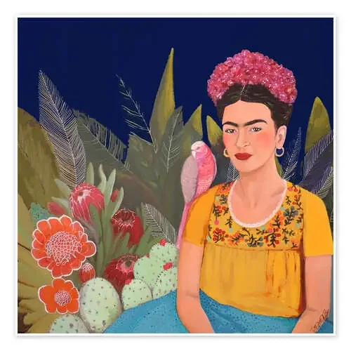 Frida Kahlo y la casa azul II de Sylvie Demers