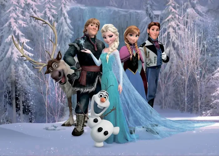 Frozen morado y azul de Disney – 600962
