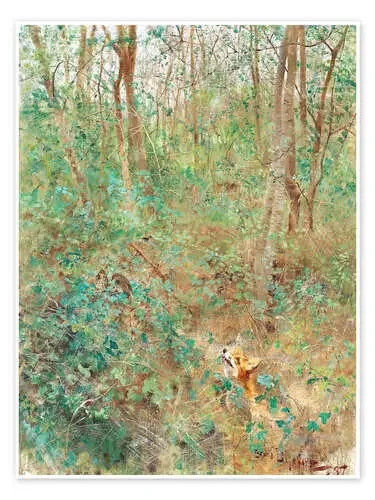 Fuchs está al acecho de Bruno Andreas Liljefors Master Collection