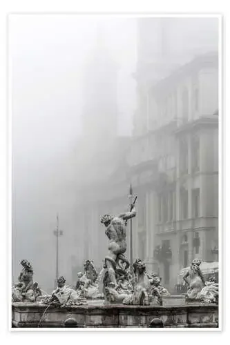 Fuente de Neptune en Roma, Italia Editors Choice