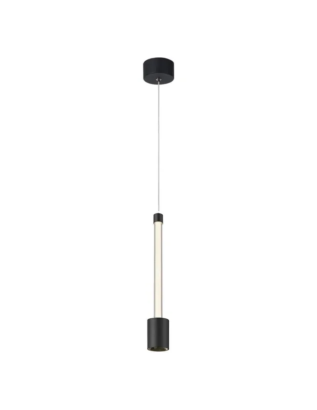 Fugaz Lámpara Colgante Individual Negro Mantra