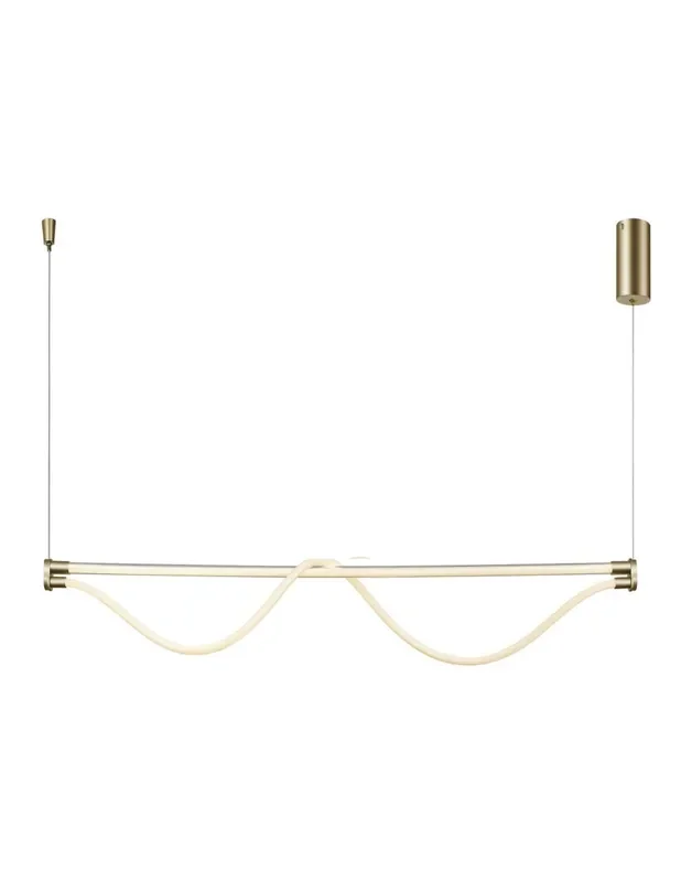 Fugaz Lámpara Lineal Led Oro Mantra