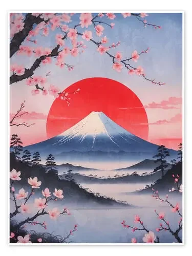 Fuji Mount Sunset de Nikita Abakumov