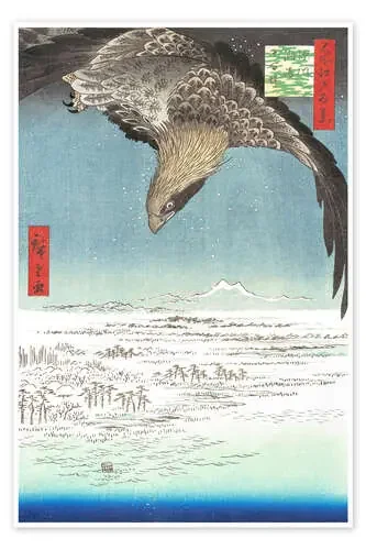 Fukagawa Susaki y Jumantsubo de Utagawa Hiroshige Master Collection