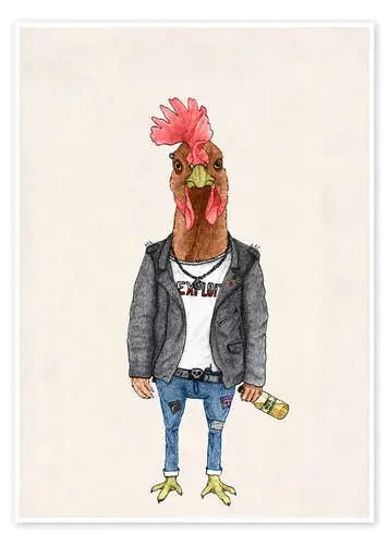 Gallo punk de Barruf