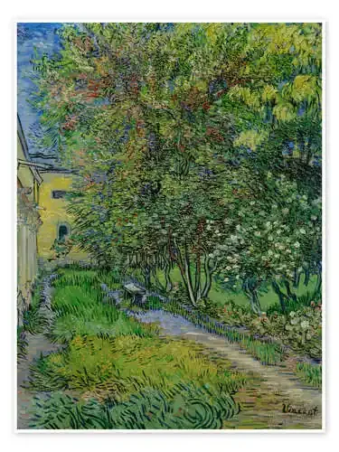 Garden of Saint-Paul Hospital, 1889 de Vincent van Gogh akg-images