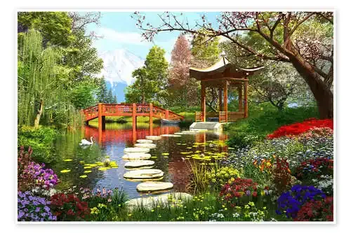 Gardens of Fuji de Dominic Davison MGL Licensing