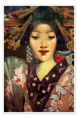Geisha de Edward Atkinson Hornel Master Collection