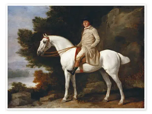 Gentleman on a Grey Horse de George Stubbs Bridgeman Images
