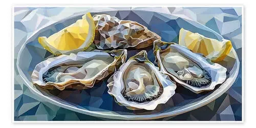 Geometric seafood de Maria Tuzhilkina