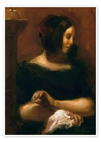 George Sand de Eugene Delacroix akg-images