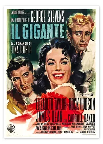 GIANT, Rock Hudson, Elizabeth Taylor, James Dean Everett Collection