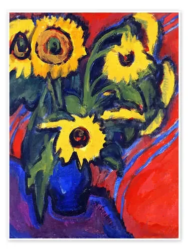 Girasol de Ernst Ludwig Kirchner Bridgeman Images