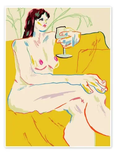 Girl With A Wineglass 1x