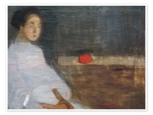 Girl with orange de Helene Schjerfbeck akg-images