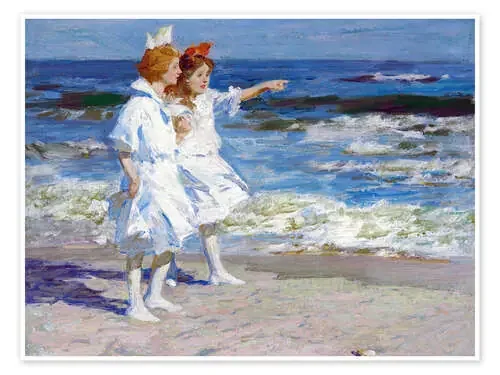 Girls on the beach de Edward Henry Potthast ARTOTHEK