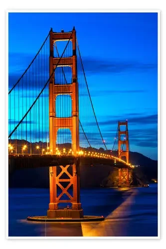 Golden Gate Bridge at sunset, San Francisco Editors Choice