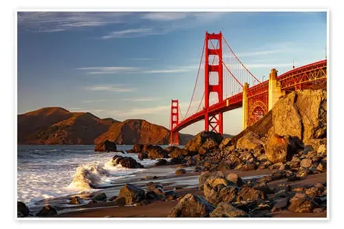 Golden Gate Bridge, San Francisco de Peter Schickert
