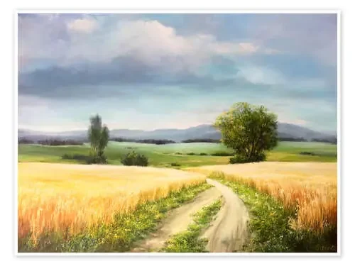 Grain Field in Summer de Ludmila Gittel