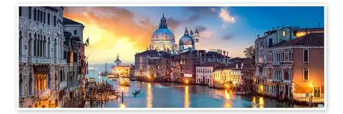 Gran canal en Venecia, Italia de Jan Christopher Becke