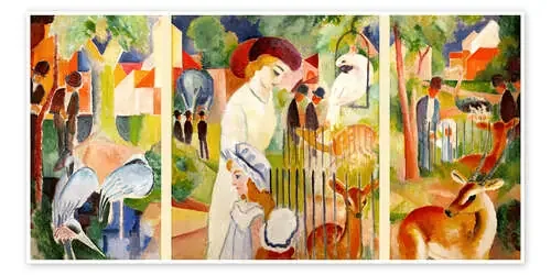 Gran jardín zoológico de August Macke akg-images