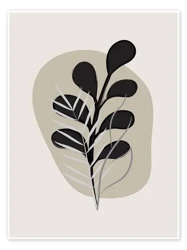 Grass Plant beige II de Martina illustration