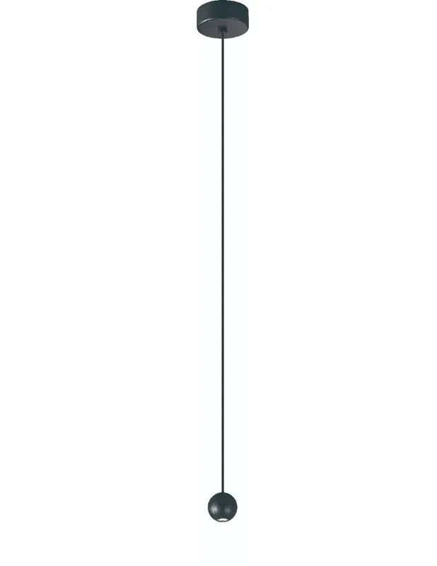 Gruissan Lámpara Colgante Mini Bola Negra