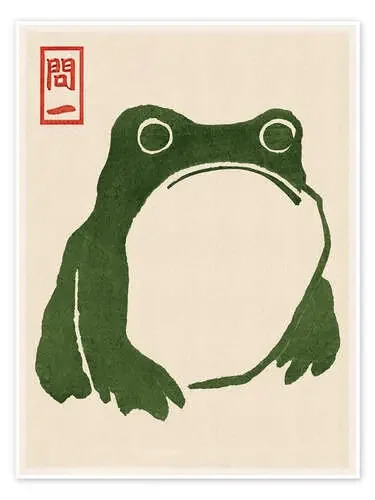 Grumpy Toad I de Matsumoto Hoji Nook Vintage Archive