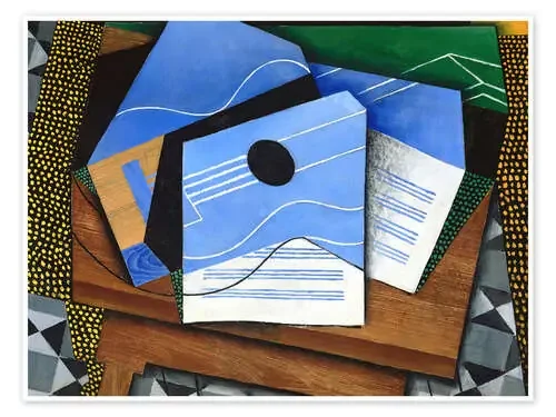 Guitar on a table, 1915 de Juan Gris Master Collection