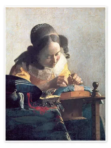 Haciendo encaje de Jan Vermeer Master Collection