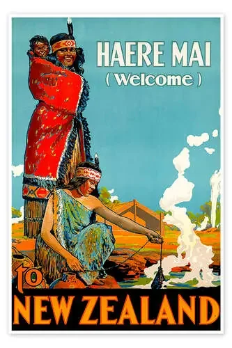 Haere Mai welcome to New Zealand de Vintage Travel Collection