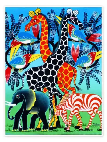 Harmony in Africa de Rafiki Tanzania Art & Licensing