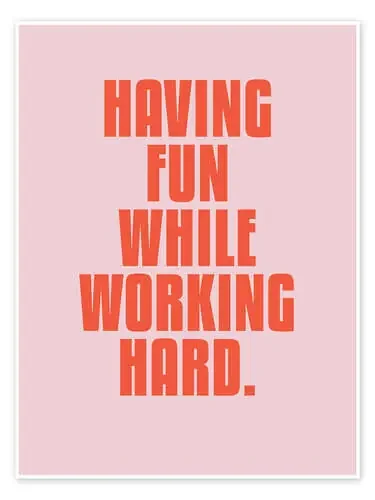 Having Fun While Working Hard. II de Typobox Editors Choice
